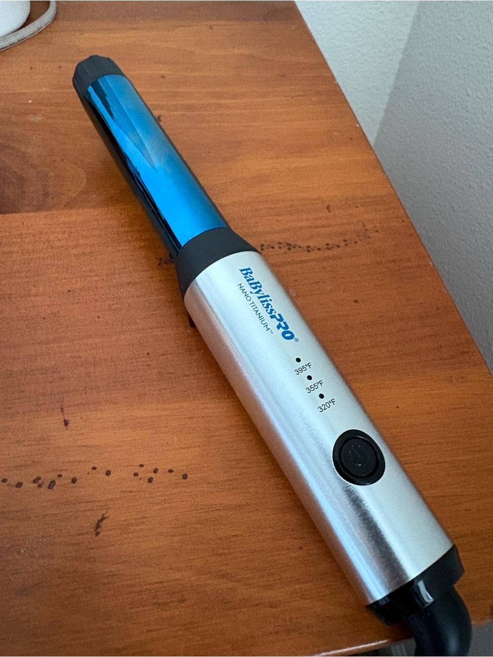 BaBylissPRO Nano Titanium Curling Wand 1”